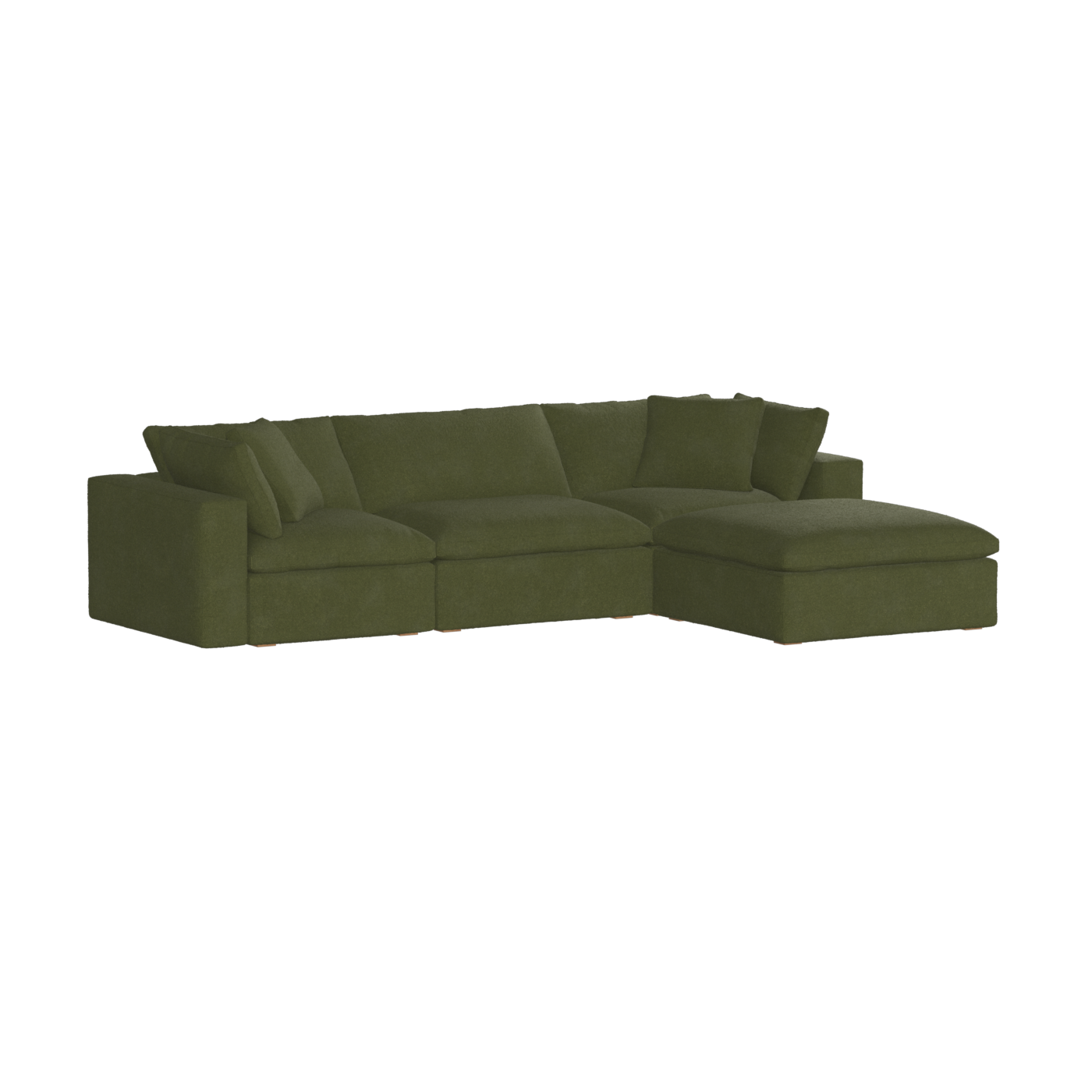 Ari three seater modular corner Sofa With Full Fabric Customisation