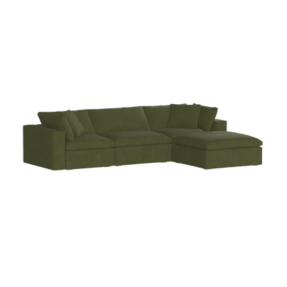 Ari three seater modular corner Sofa With Full Fabric Customisation