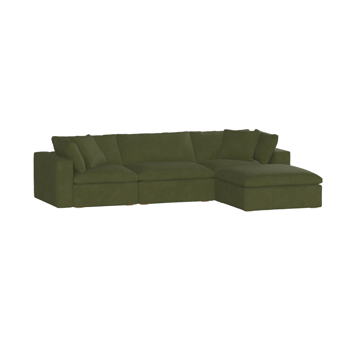 Ari three seater modular corner Sofa With Full Fabric Customisation