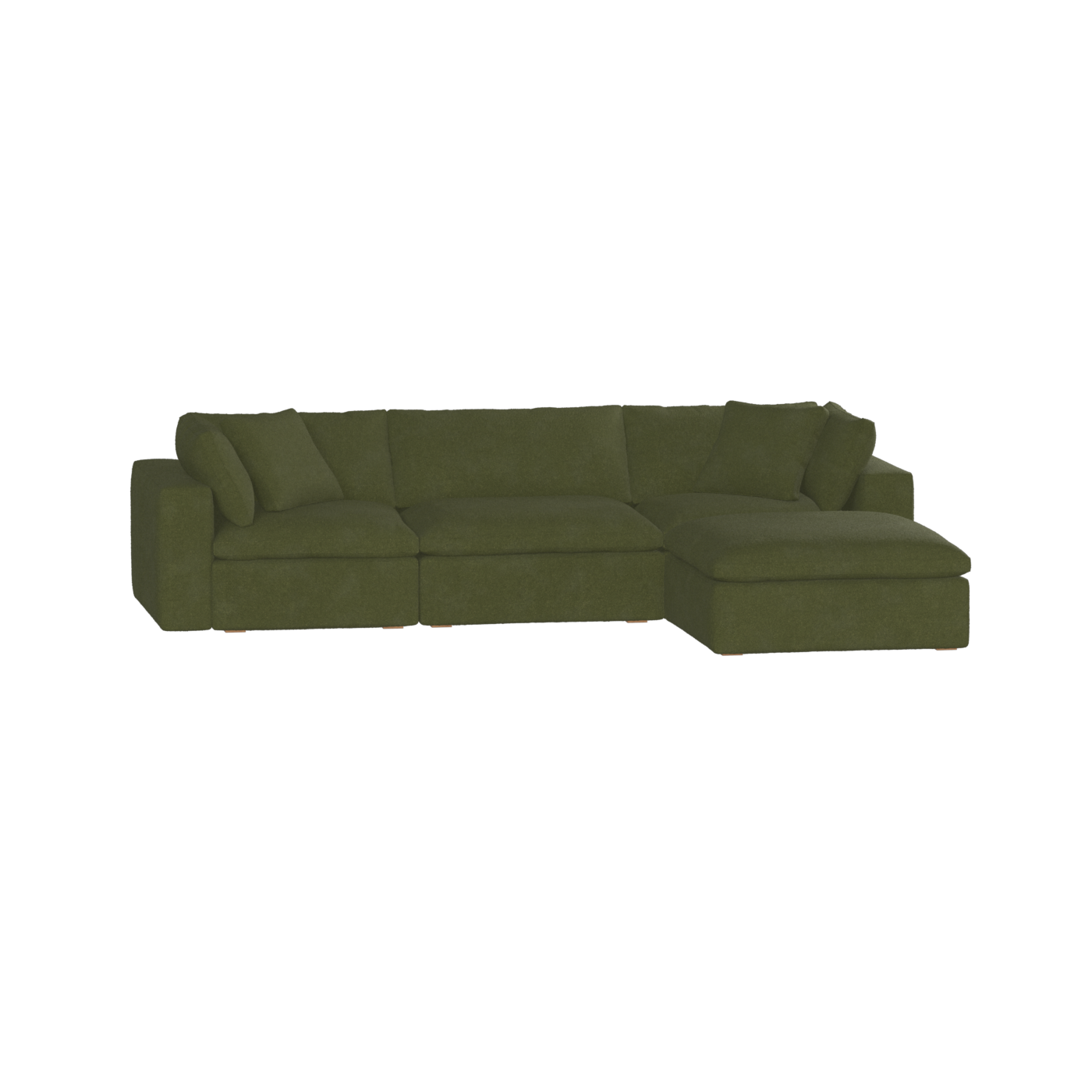 Ari three seater modular corner Sofa With Full Fabric Customisation