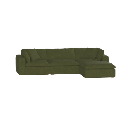 Ari three seater modular corner Sofa With Full Fabric Customisation