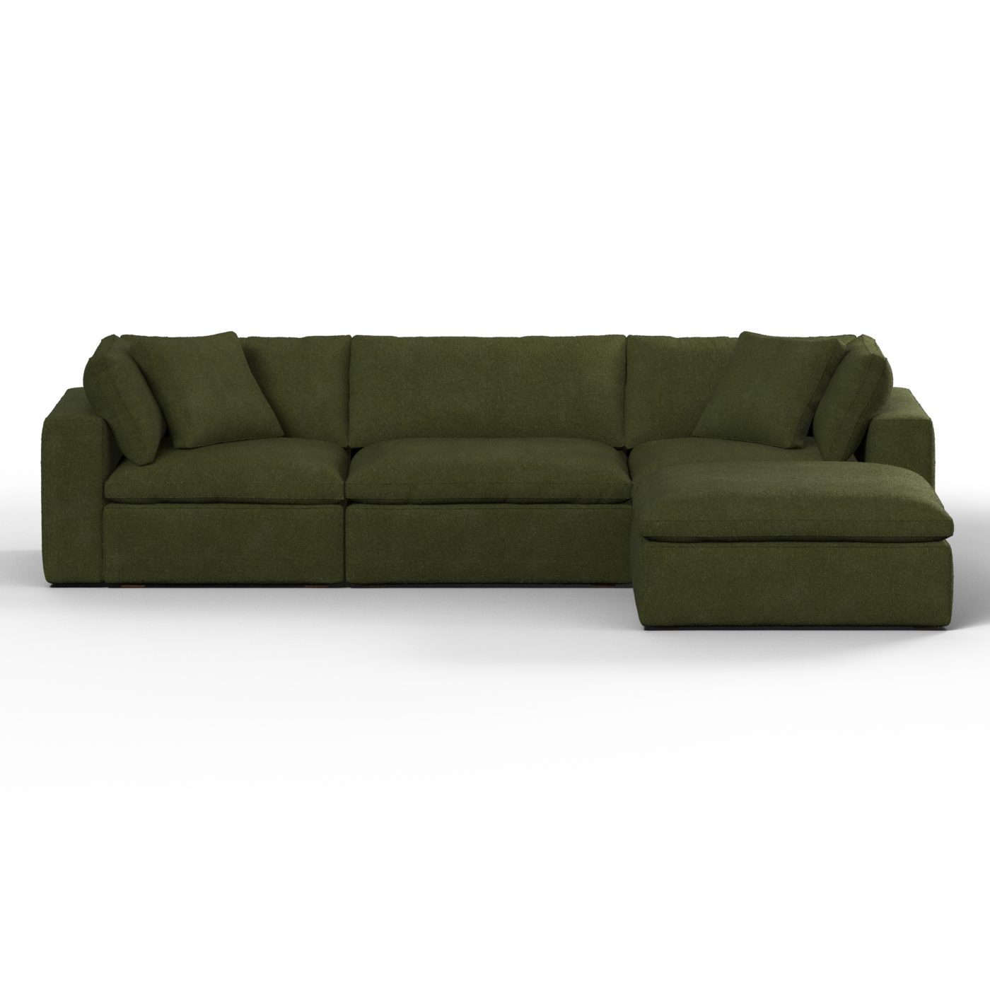 Ari three seater modular corner Sofa With Full Fabric Customisation