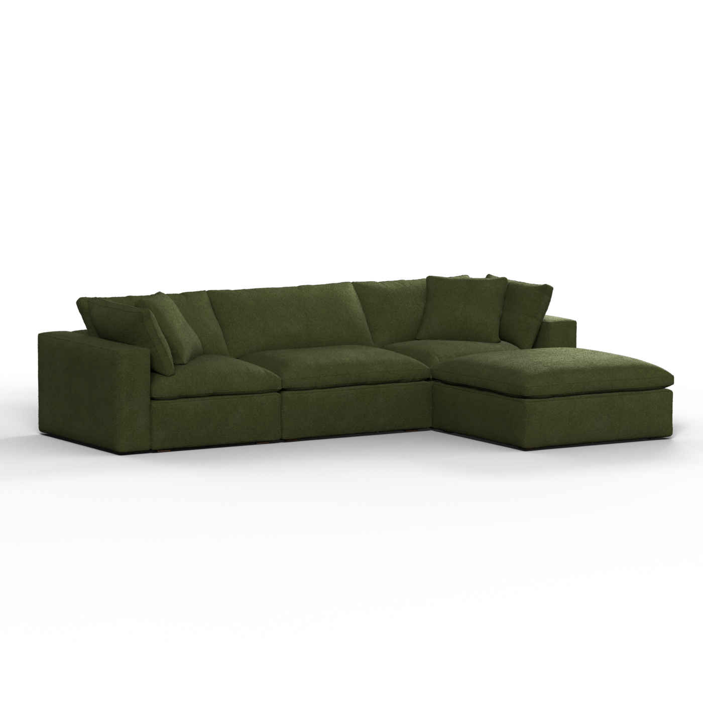 Ari three seater modular corner Sofa With Full Fabric Customisation