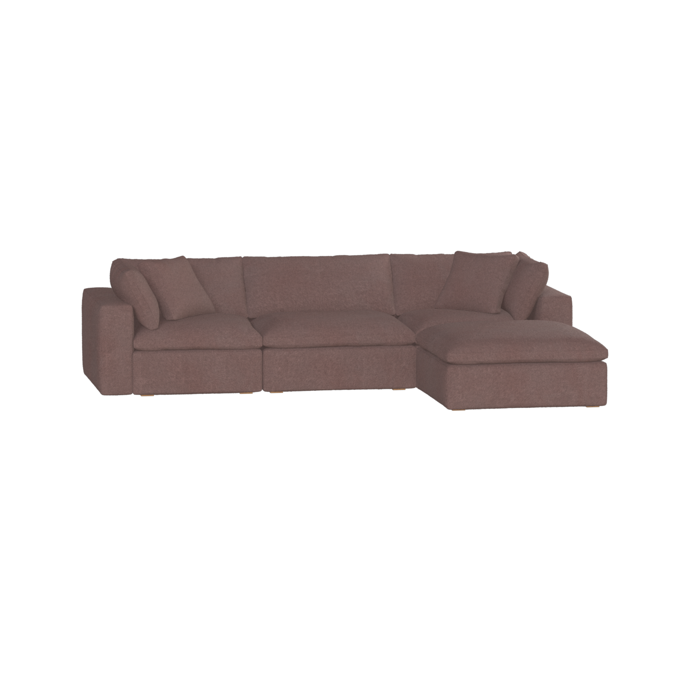 Ari three seater modular corner Sofa With Full Fabric Customisation