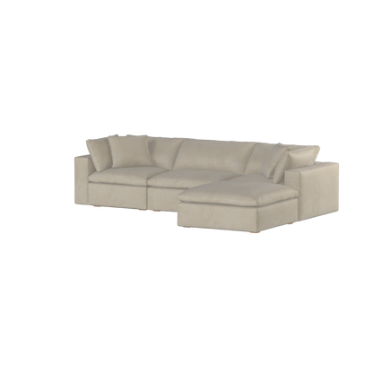Ari three seater modular corner Sofa With Full Fabric Customisation