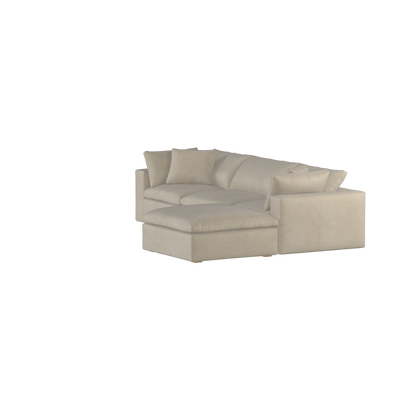 Ari three seater modular corner Sofa With Full Fabric Customisation