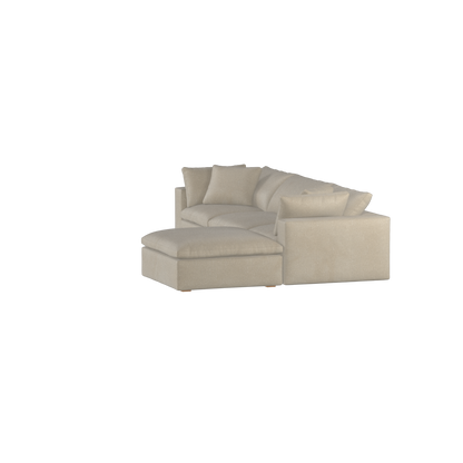 Ari three seater modular corner Sofa With Full Fabric Customisation