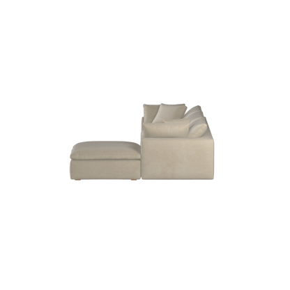 Ari three seater modular corner Sofa With Full Fabric Customisation