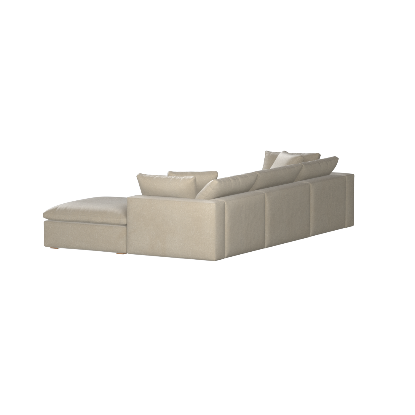 Ari three seater modular corner Sofa With Full Fabric Customisation