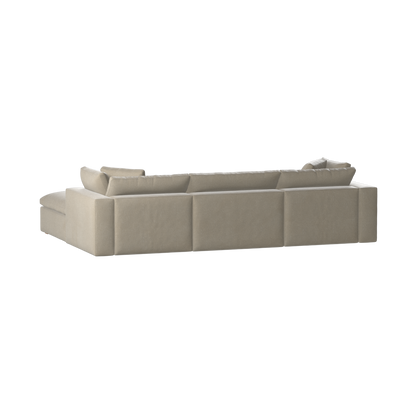Ari three seater modular corner Sofa With Full Fabric Customisation
