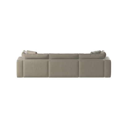 Ari three seater modular corner Sofa With Full Fabric Customisation