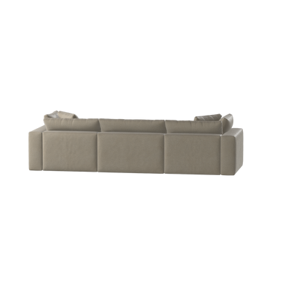 Ari three seater modular corner Sofa With Full Fabric Customisation