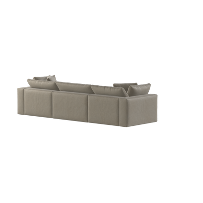 Ari three seater modular corner Sofa With Full Fabric Customisation