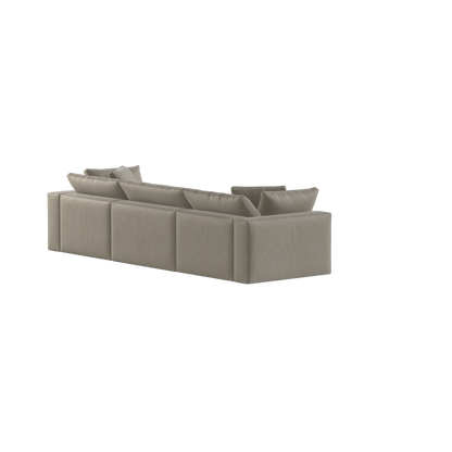 Ari three seater modular corner Sofa With Full Fabric Customisation
