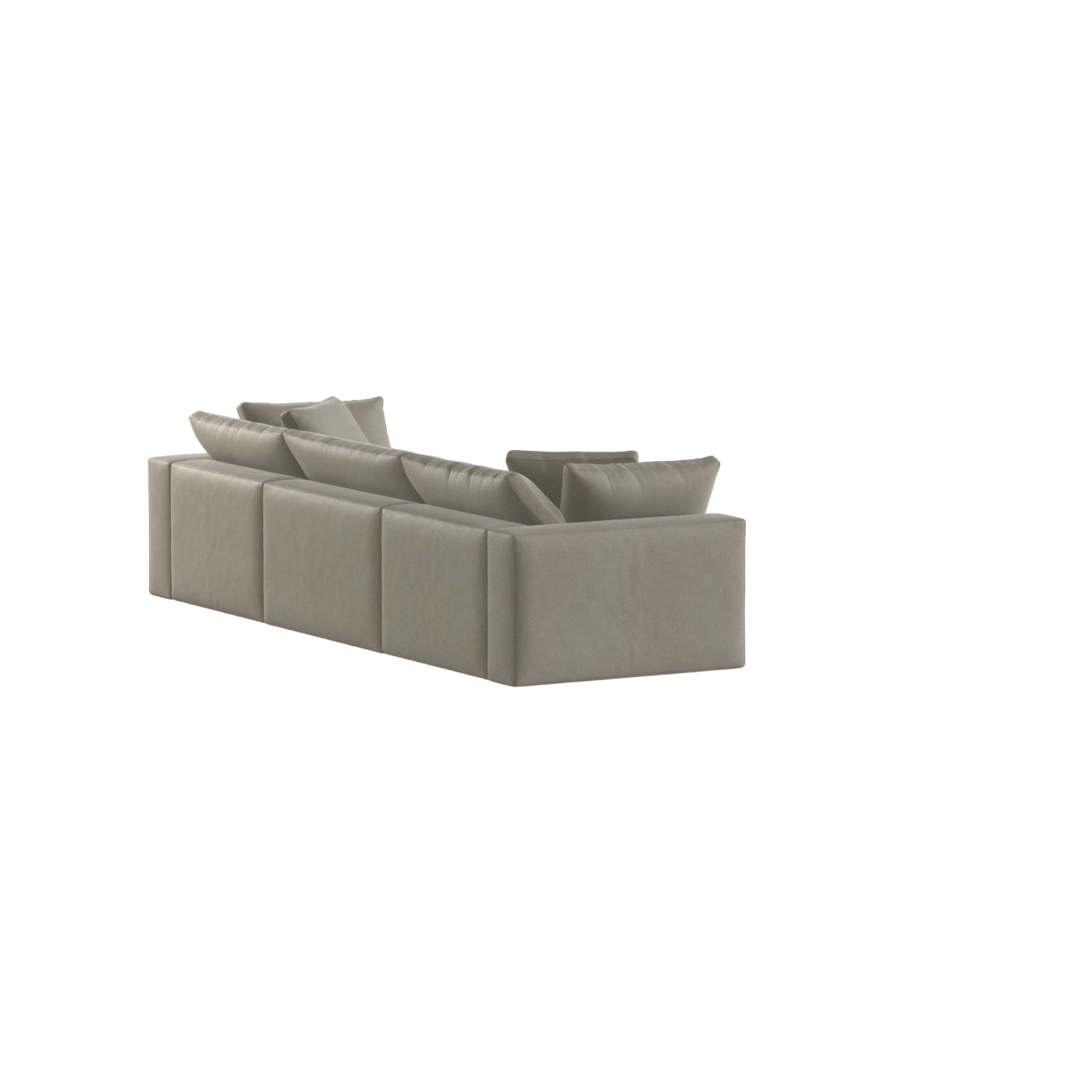 Ari three seater modular corner Sofa With Full Fabric Customisation