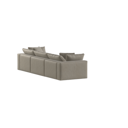 Ari three seater modular corner Sofa With Full Fabric Customisation