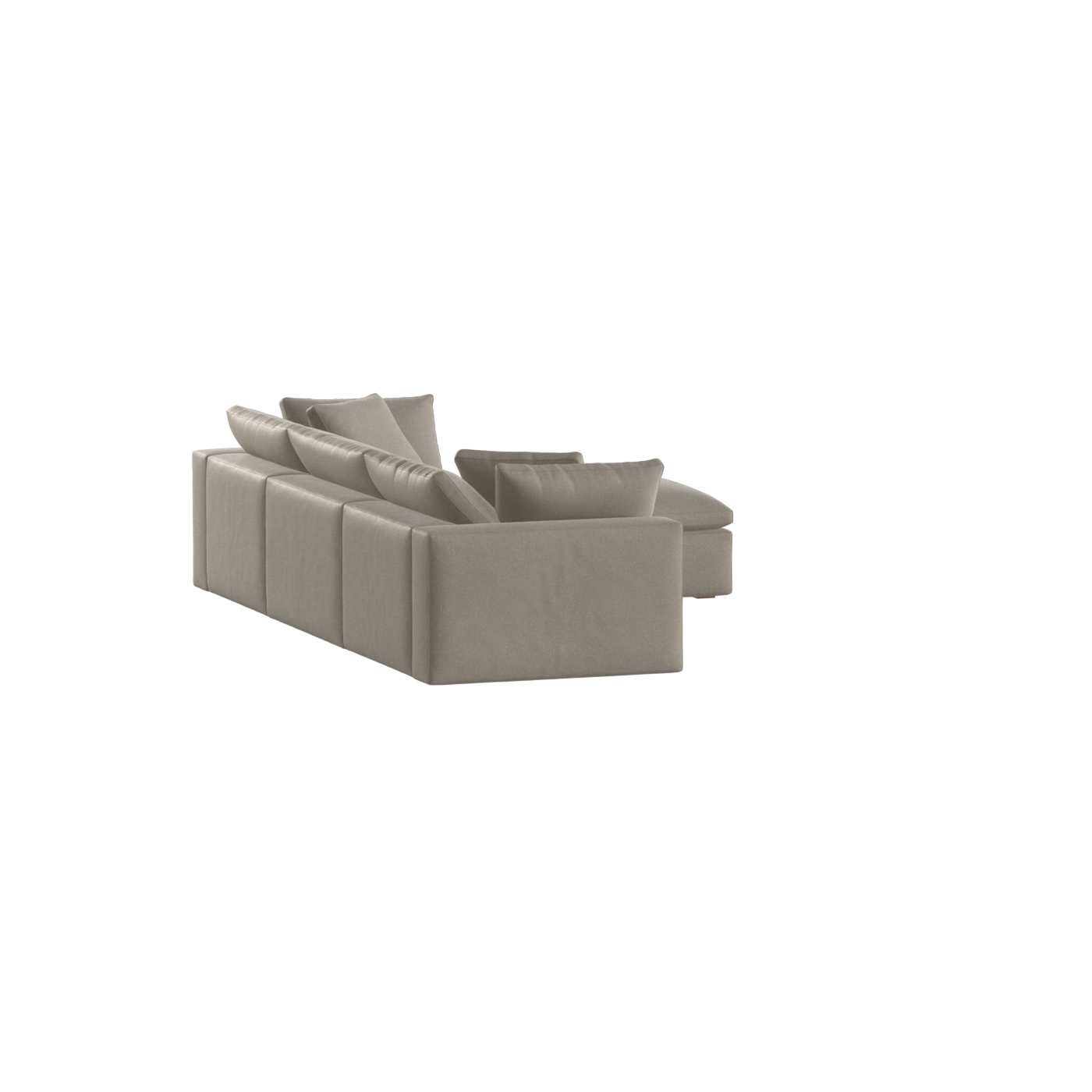 Ari three seater modular corner Sofa With Full Fabric Customisation