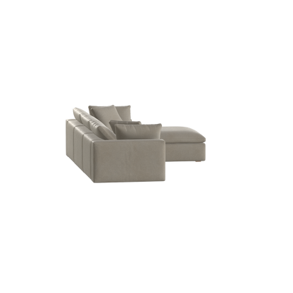 Ari three seater modular corner Sofa With Full Fabric Customisation