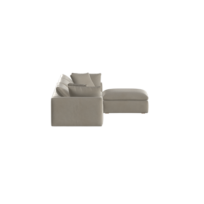 Ari three seater modular corner Sofa With Full Fabric Customisation