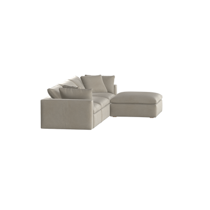 Ari three seater modular corner Sofa With Full Fabric Customisation