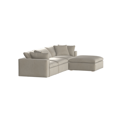 Ari three seater modular corner Sofa With Full Fabric Customisation