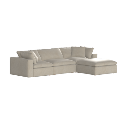 Ari three seater modular corner Sofa With Full Fabric Customisation
