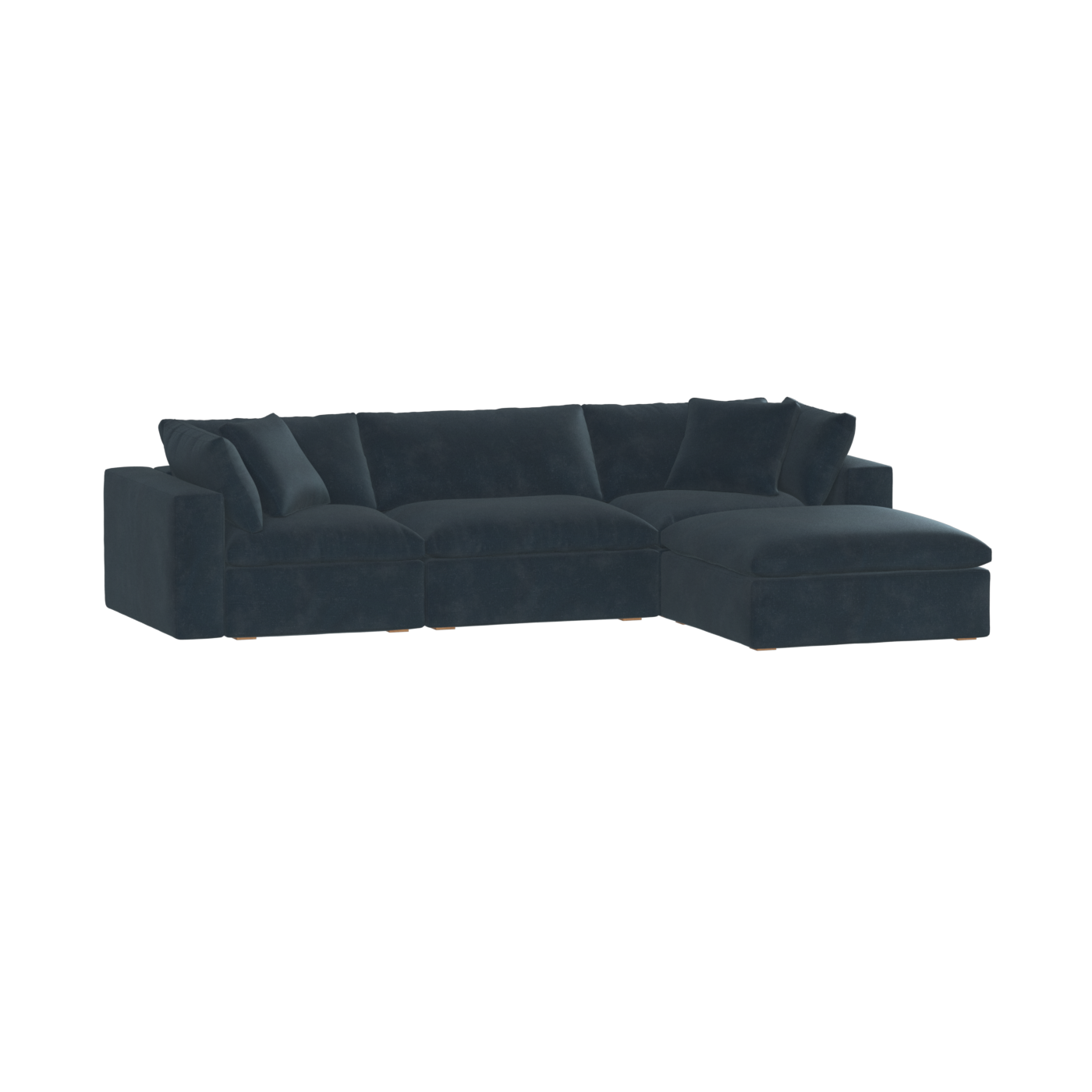 Ari three seater modular corner Sofa With Full Fabric Customisation