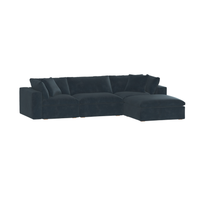 Ari three seater modular corner Sofa With Full Fabric Customisation