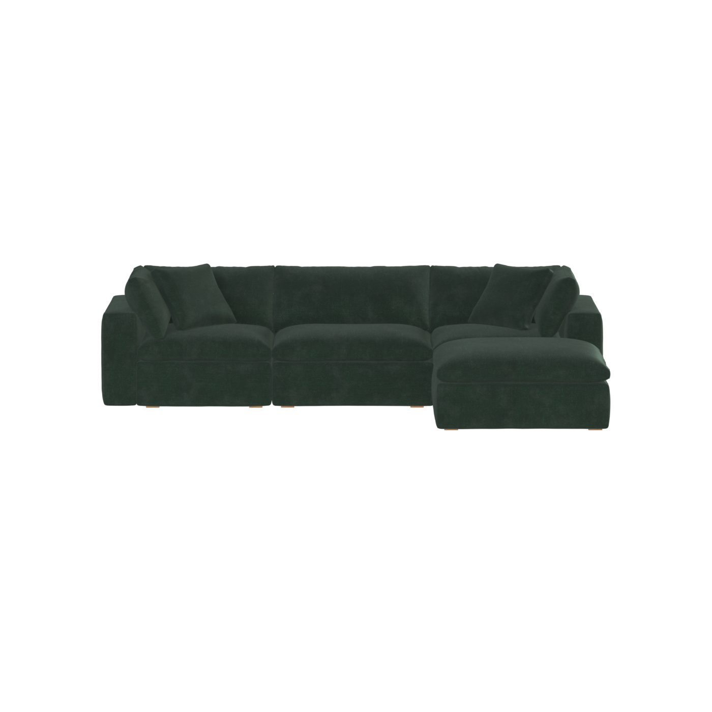 Ari three seater modular corner Sofa With Full Fabric Customisation