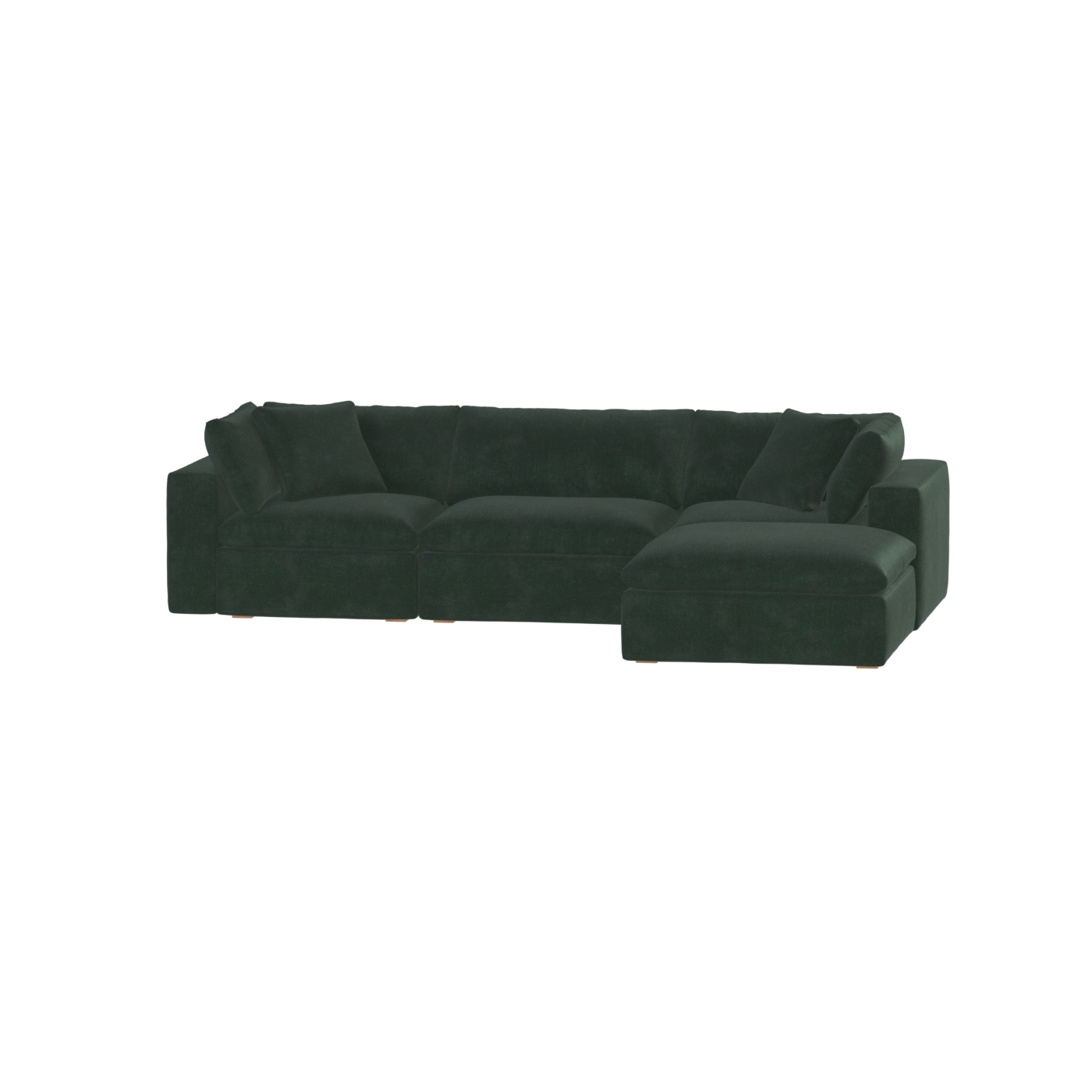 Ari three seater modular corner Sofa With Full Fabric Customisation