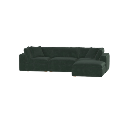 Ari three seater modular corner Sofa With Full Fabric Customisation