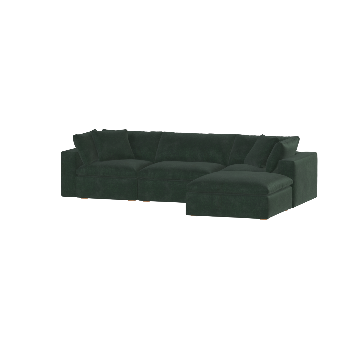 Ari three seater modular corner Sofa With Full Fabric Customisation