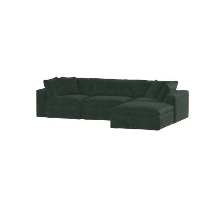 Ari three seater modular corner Sofa With Full Fabric Customisation