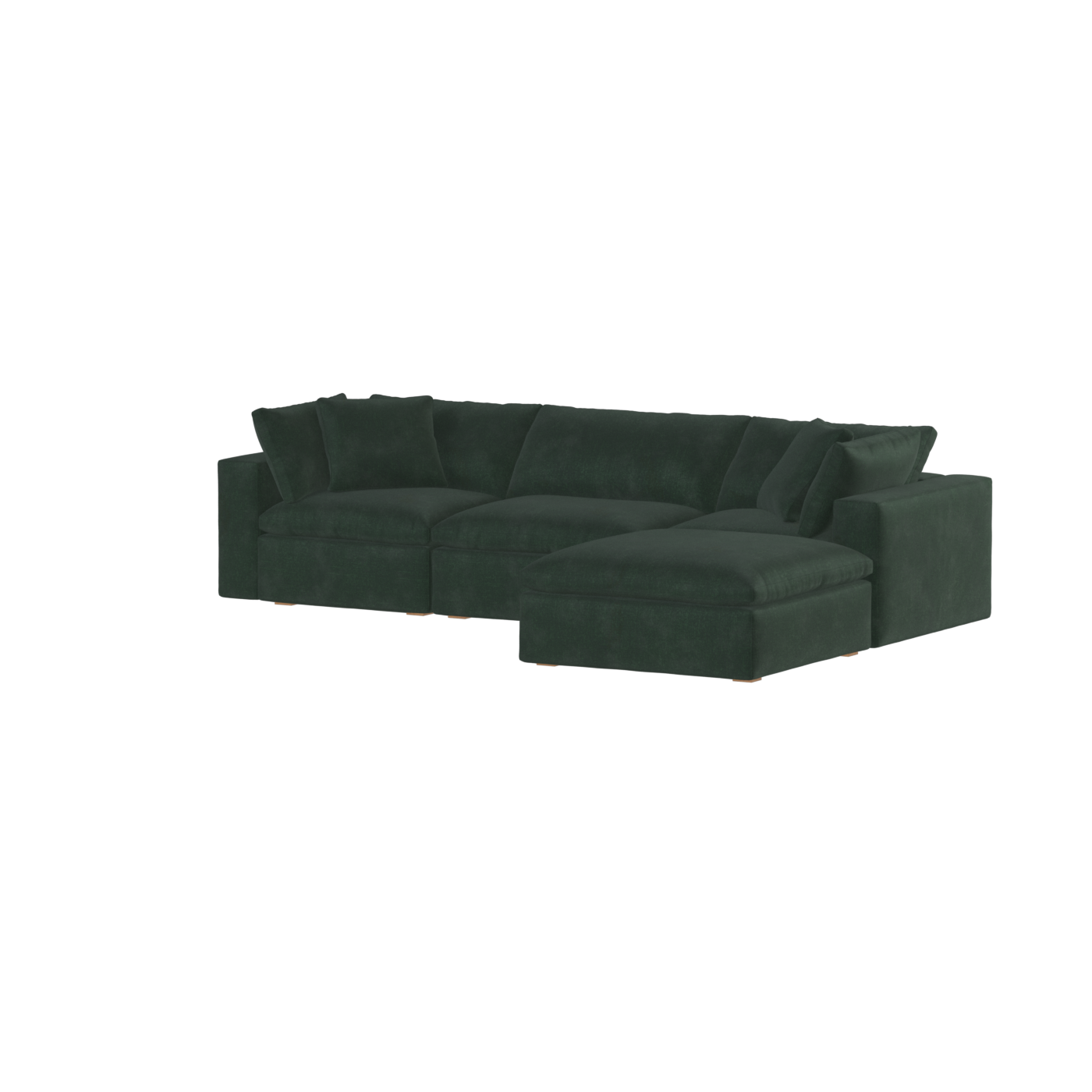 Ari three seater modular corner Sofa With Full Fabric Customisation