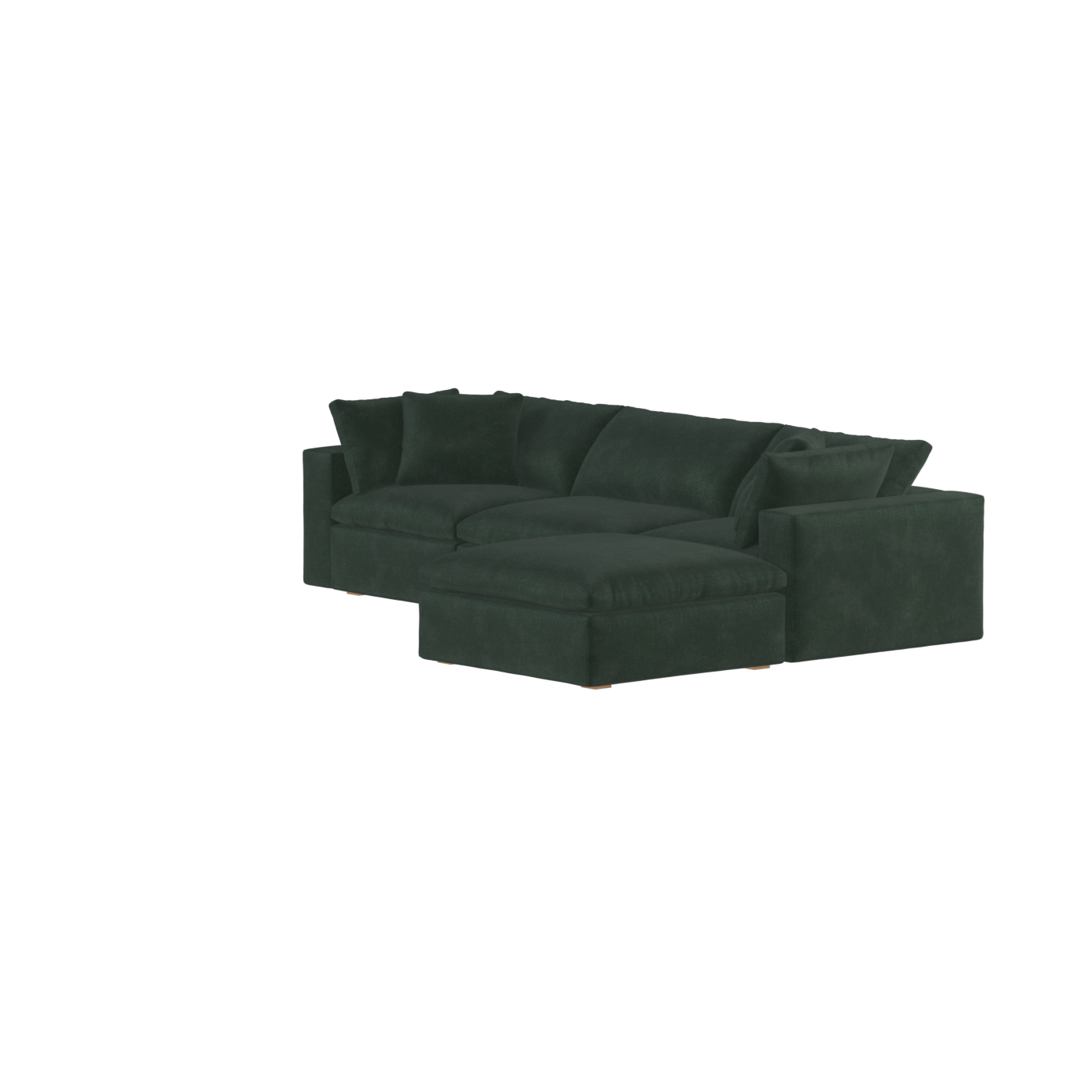 Ari three seater modular corner Sofa With Full Fabric Customisation