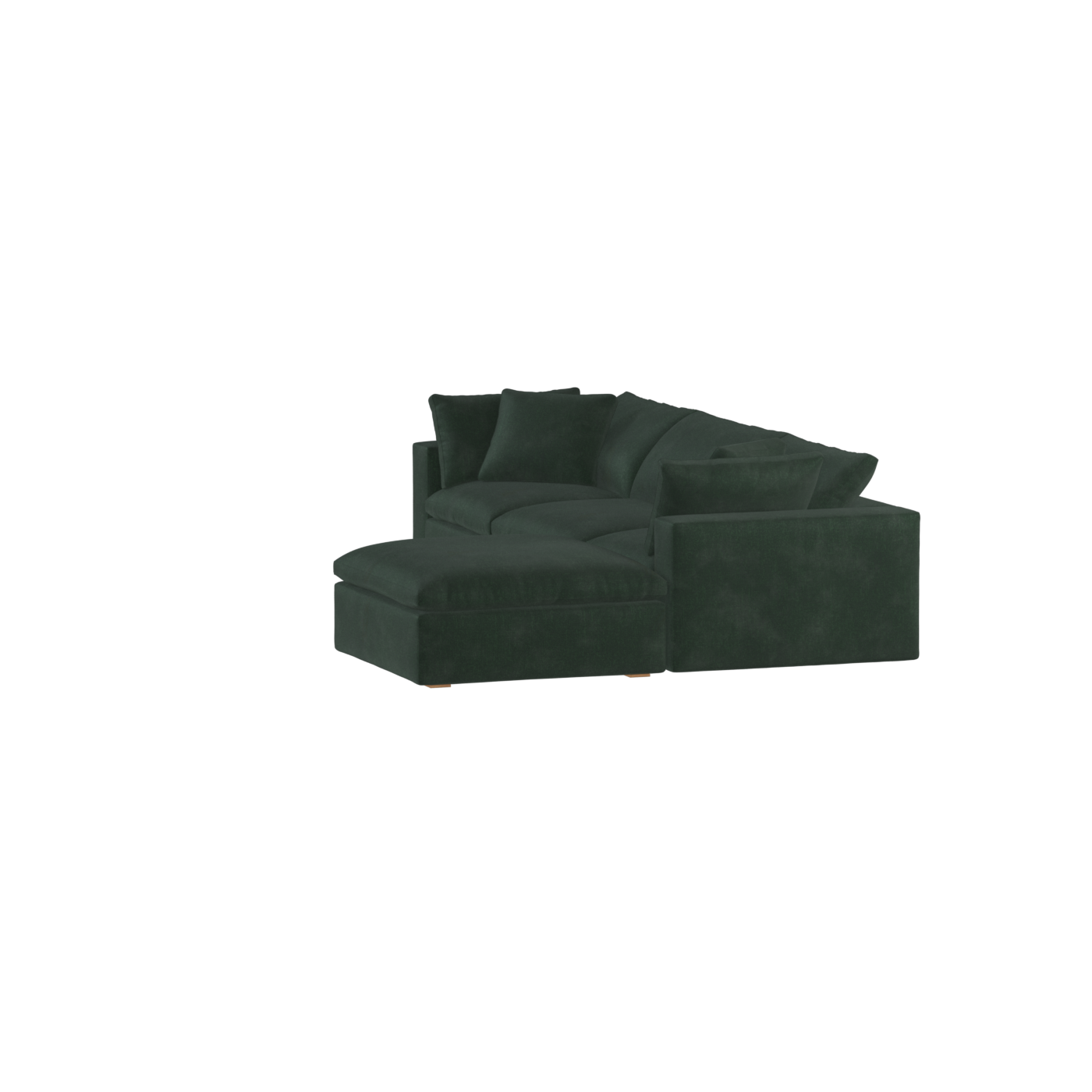 Ari three seater modular corner Sofa With Full Fabric Customisation