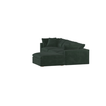 Ari three seater modular corner Sofa With Full Fabric Customisation
