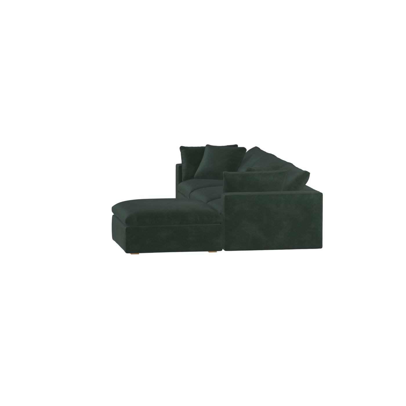 Ari three seater modular corner Sofa With Full Fabric Customisation