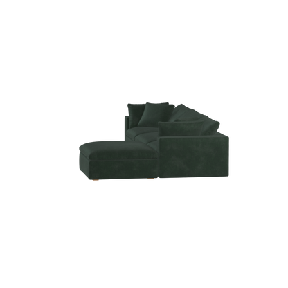 Ari three seater modular corner Sofa With Full Fabric Customisation