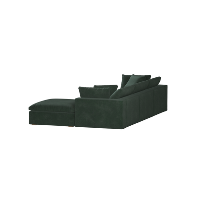 Ari three seater modular corner Sofa With Full Fabric Customisation