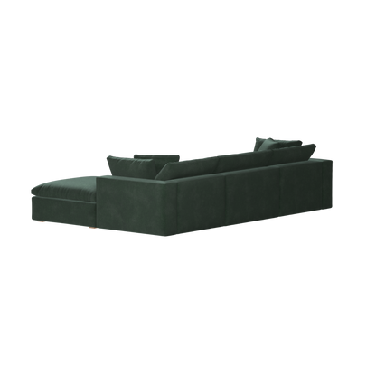 Ari three seater modular corner Sofa With Full Fabric Customisation