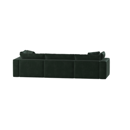 Ari three seater modular corner Sofa With Full Fabric Customisation
