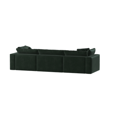 Ari three seater modular corner Sofa With Full Fabric Customisation