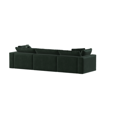Ari three seater modular corner Sofa With Full Fabric Customisation