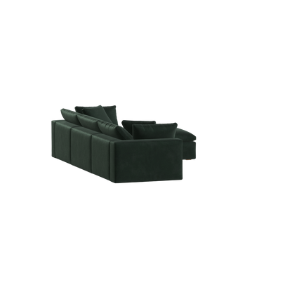 Ari three seater modular corner Sofa With Full Fabric Customisation