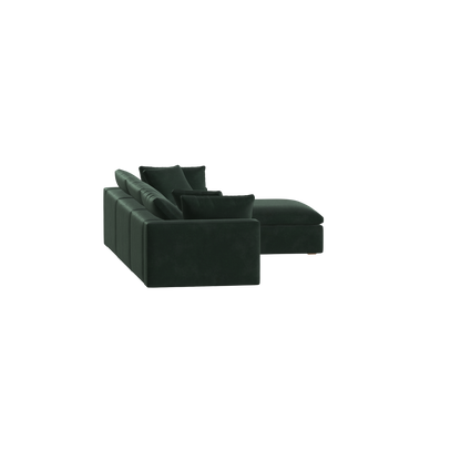 Ari three seater modular corner Sofa With Full Fabric Customisation