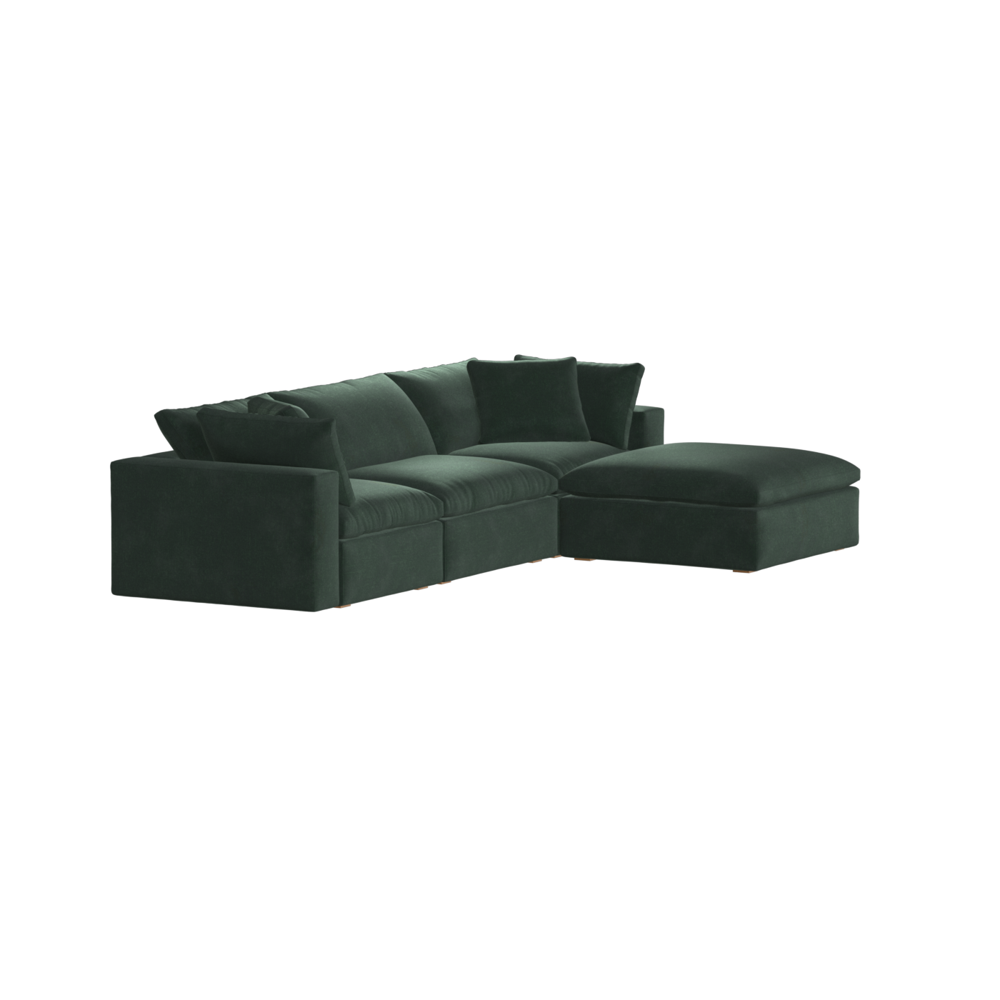 Ari three seater modular corner Sofa With Full Fabric Customisation