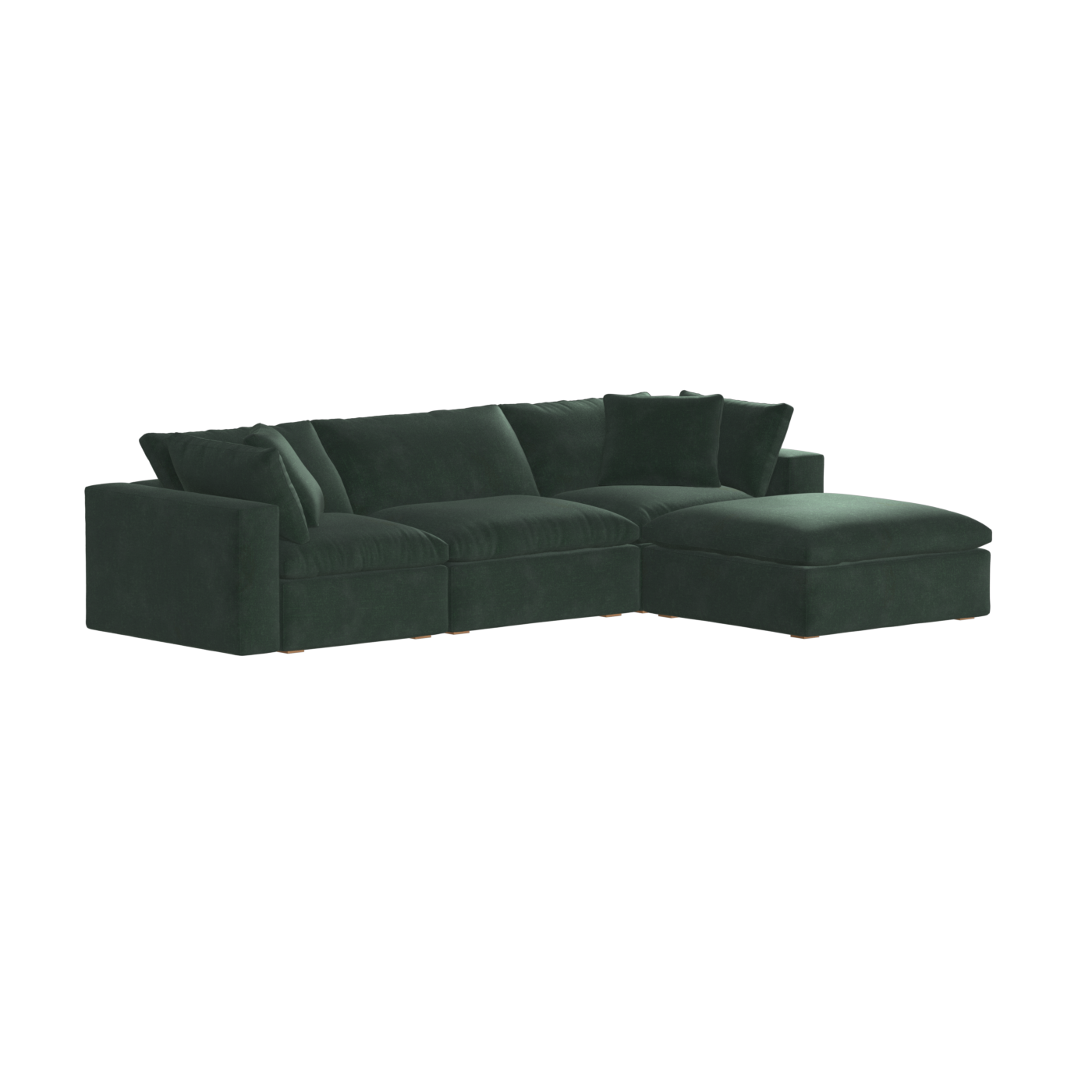 Ari three seater modular corner Sofa With Full Fabric Customisation