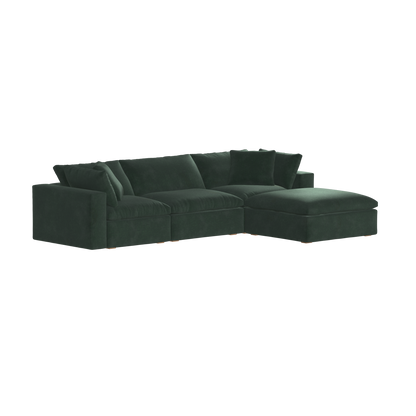 Ari three seater modular corner Sofa With Full Fabric Customisation