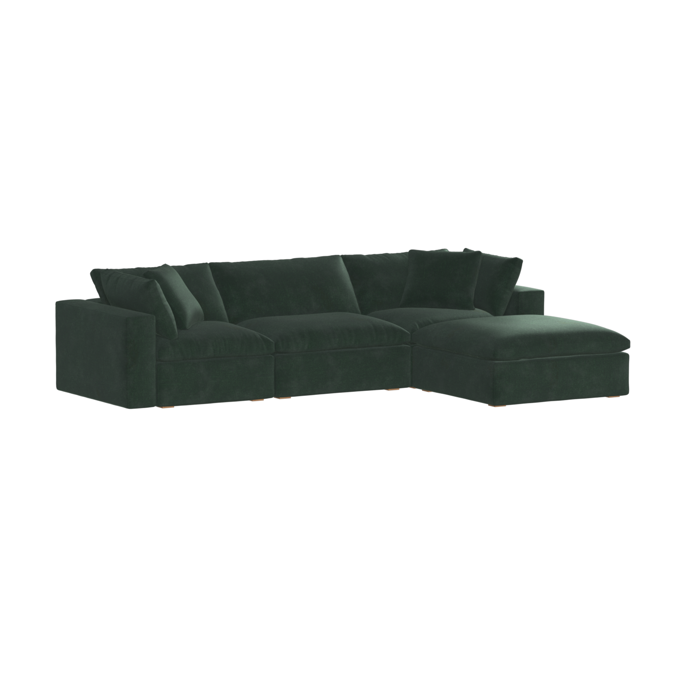 Ari three seater modular corner Sofa With Full Fabric Customisation